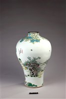 Vase in famille- rose with decoration of happy fam Collection Image, Figure 3, Total 3 Figures